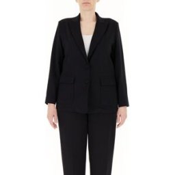 PERSONA by MARINA RINALDI Blazer misto viscosa NERO S