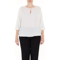 PERSONA by MARINA RINALDI Blusa in viscosa BIANCO M