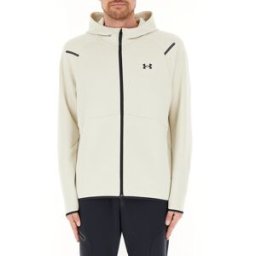 Under Armour Felpa con cappuccio BIANCO SM
