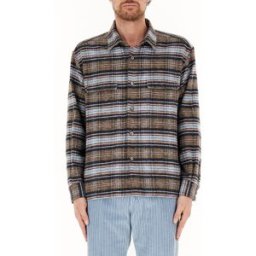 XACUS Camicia a quadri AZZURRO POLVERE L