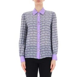 LIU JO Camicia in seta VIOLA 40