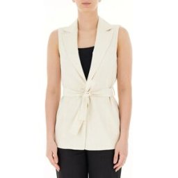 RINASCIMENTO Blazer smanicato BEIGE L