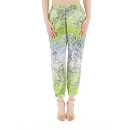 LIU JO Pantalone con coulisse SPORT VERDE M