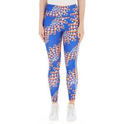 Adidas Leggings tessuto tecnico BLU ELETTRICO L