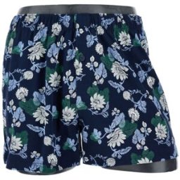 Hanro Boxer in cotone BLU S