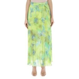 LIU JO Gonna plissettata VERDE 38