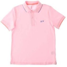 SUN68 Polo in cotone ROSA 2A