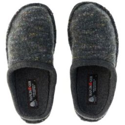 Haflinger Pantofole in lana GRIGIO 37