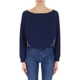 LIU JO Maglia misto viscosa SPORT BLU L