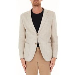 Hugo Boss Giacca misto cotone BOSS BEIGE 54