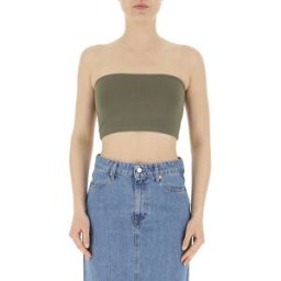 VICOLO Top a fascia VERDE UNI