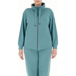 PERSONA by MARINA RINALDI Felpa con zip VERDE S