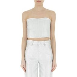 VICOLO Top a fascia GRIGIO S