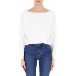 LIU JO Maglia misto viscosa SPORT BIANCO M