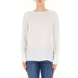 FRACOMINA Blusa maniche lunghe BIANCO PERLATO L