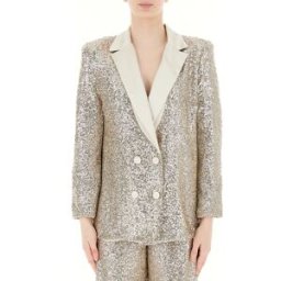 RINASCIMENTO Blazer con paillettes BEIGE M