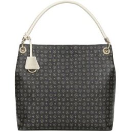 Borsa a spalla Heritage Logo Classic NERO/AVORIO, one_size, Pollini one_size