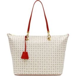 Shopping bag Heritage Logo Classic AVORIO/LACCA, one_size, Pollini one_size