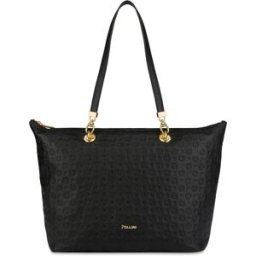 Shopping bag Heritage Logo Embossed NERO, one_size, Pollini one_size