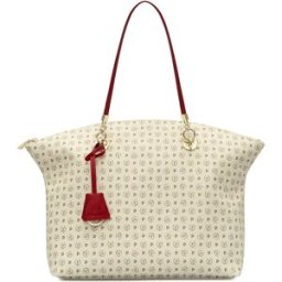 Tote bag Heritage Logo Classic AVORIO/LACCA, one_size, Pollini one_size