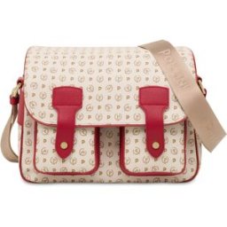 Borsa a spalla multitasche Heritage Logo Classic AVORIO/LACCA, one_size, Pollini one_size