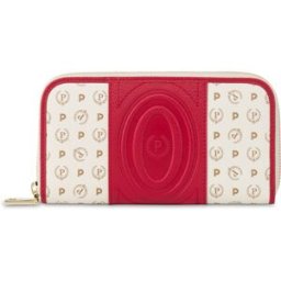 Portafoglio zip around Heritage 70 AVORIO/ROSSO., one_size, Pollini one_size