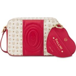 Borsa a tracolla Heritage 70 AVORIO/ROSSO., one_size, Pollini one_size