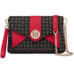 Borsa a spalla Heritage Logo Classic NERO/LACCA, one_size, Pollini one_size