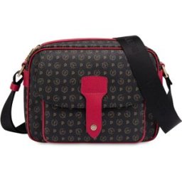 Borsa a spalla Heritage Logo Classic NERO/LACCA, one_size, Pollini one_size