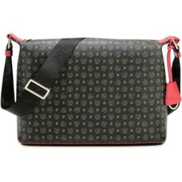 Borsa hobo Heritage Logo Classic NERO/LACCA, one_size, Pollini one_size