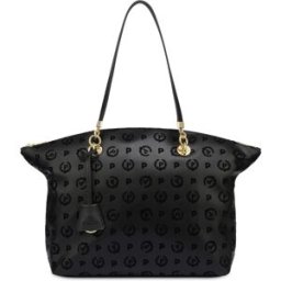 Tote bag Heritage Flock NERO/NERO, one_size, Pollini one_size