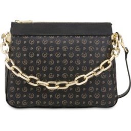 Borsa a spalla Heritage PVC NERO/NERO, one_size, Pollini one_size