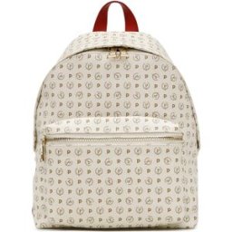 Zaino Heritage Logo Classic AVORIO/LACCA, one_size, Pollini one_size