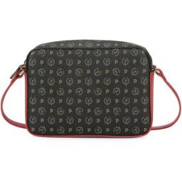 Borsa a tracolla Heritage Logo Classic NERO/LACCA, one_size, Pollini one_size
