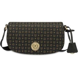 Borsa a tracolla Heritage PVC NERO/NERO, one_size, Pollini one_size