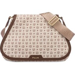 Borsa a tracolla Heritage Denim Jacquard AVORIO/MARRONE, one_size, Pollini one_size