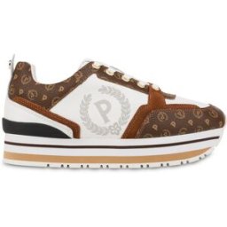 Sneakers in vitello Heritage Forever MARRONE/MARRONE/BIANCO, 37, Pollini 37