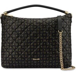 Borsa hobo Heritage Matelassé NERO/NERO, one_size, Pollini one_size