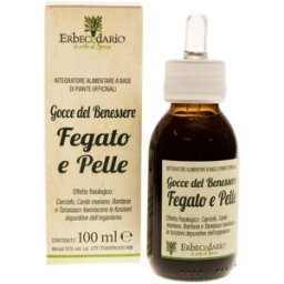 Erbecedario Gocce del Benessere Fegato e Pelle 100 ml