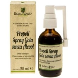 Erbecedario Propoli Spray Gola senza Alcool 50 ml