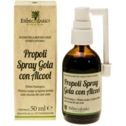 Erbecedario Propoli Spray Gola con Alcool 50 ml
