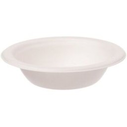 VistaPrint Scodelle in bagassa da 350 ml – rotonde, 16 cm – bianche – 800 pz.