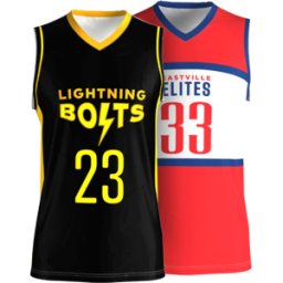 VistaPrint Maglia da basket con scollo a V uomo