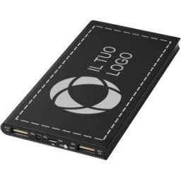 VistaPrint Caricabatterie portatile in alluminio Plate Avenue™ – 8000 mAh