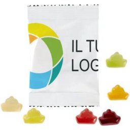 VistaPrint Caramelle gommose alla frutta a forma di nave - 250 pezzi