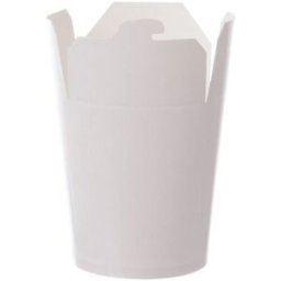 VistaPrint Scatole per asporto in stile cinese pieghevoli FSC® da 470 ml – bianche – 500 pz.