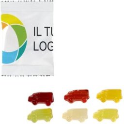 VistaPrint Caramelle gommose alla frutta a forma di camion - 250 pezzi