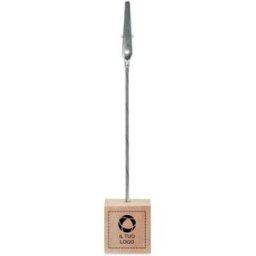 VistaPrint Hello Clip Pine Wooden Clip Holder
