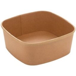 VistaPrint Ciotole per insalata da 1200 ml – 170 x 170 x 65 mm – marroni – 300 pz.