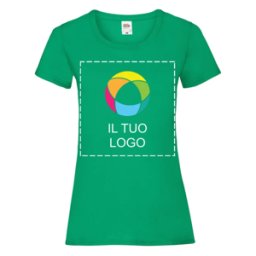 VistaPrint Maglietta con scollo tondo da donna Valueweight Fruit of the Loom®